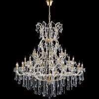 Люстра Crystal Lux Hollywood SP53 Gold Прозрачная Золото — фото 1, Люстры