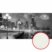 Фреска Ortograf Небоскребы 33080 Фактура флок FLK Флизелин (5,4*2,7) Серый, Город — фото 1, Фрески