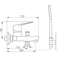 Товар: Смеситель для ванны Rav Slezak Victoria VI254.5/1 Хром - фото 2 Смеситель для ванны Rav Slezak Victoria VI254.5/1 Хром — фото 2, Смесители