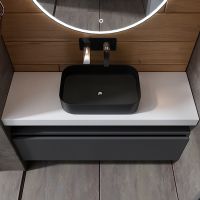 Товар: Столешница под раковину Boheme Armadi Art Flat 120 869-120 Белая - фото 2 Столешница под раковину Boheme Armadi Art Flat 120 869-120 Белая — фото 2, Раковины