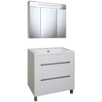 Товар: Тумба под раковину Runo Парма 75 00000001141 Белая - фото 4 Тумба под раковину Runo Парма 75 00000001141 Белая — фото 4, Тумбы под раковину