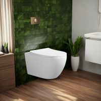 Унитаз Ceruttispa Orlter Aria Tornado CT9955 подвесной с сиденьем Микролифт — фото 2, Подвесные унитазы