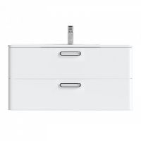 Товар: Тумба под раковину Iddis Brick 100 BRI10W1i95 подвесная Белая - фото 2 Тумба под раковину Iddis Brick 100 BRI10W1i95 подвесная Белая — фото 2, Мебель для ванной