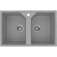 Кухонная мойка Ulgran Practik PR-M 770-003 Светло-серая — фото 1, Кухонные мойки