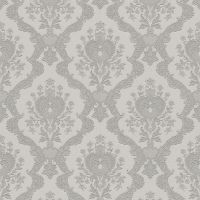 Обои Zambaiti Parati Tradizione Italiana 2025 Z21741 Винил на флизелине (0,53*10,05) Серый, Дамаск — фото 1, Обои для стен