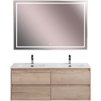 Тумба под раковину BelBagno Kraft 120 KRAFT-1200-4C-SO-2-RGB подвесная Rovere Galifax Bianco — фото 11, Тумбы под раковину