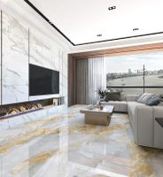 Керамогранит GlobalTile Cometa Голубой 60х120 см арт-GT1206016516PDR — фото 10, Керамогранит