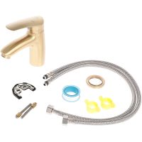 Смеситель для раковины Orange Alfi M18-021br Бронза — фото 4, Смесители для раковины