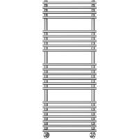 Водяной полотенцесушитель Terminus Кремона П22 500х1400 4670078530691 Хром, нижнее подключение, G 1/2" ВР, с комплектом вентилей — фото 2, Водяные полотенцесушители