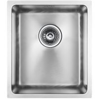 Кухонная мойка Paulmark Vista 38 PM904438-BS Брашированная сталь — фото 1, Кухонные мойки