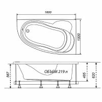 Акриловая ванна Triton Николь 160x100 L Щ0000048679 без гидромассажа — фото 3, Ванны