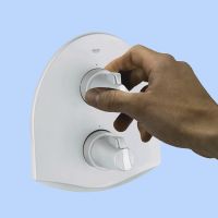 Смеситель для душа Grohe Chiara 19159RR0 с термостатом Велюровый хром — фото 2, Смеситель для душа