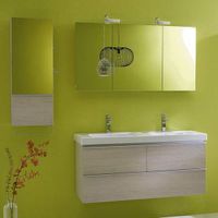 Тумба под раковину Jacob Delafon Odeon Up 120 EB892-E10 подвесная Квебекский дуб — фото 4, Тумбы под раковину