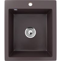 Кухонная мойка Ulgran Classic U-404-345 Шоколад — фото 1, Кухонные мойки