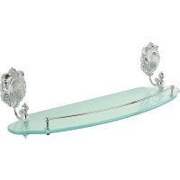 Стеклянная полка Migliore Cleopatra 16664 Хром — фото 1, Полки для ванной и душа