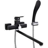 Смеситель для ванны Gappo G50 G2250 универсальный Черный матовый — фото 1, Смеситель для ванны