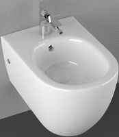 Биде Allen Brau Reality 4.32008.20 подвесное Белое — фото 2, Биде подвесные