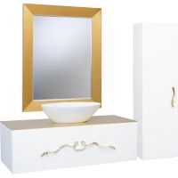 Товар: Шкаф пенал Bellezza Римини 35 L 4629504182010 подвесной Белый - фото 2 Шкаф пенал Bellezza Римини 35 L 4629504182010 подвесной Белый — фото 2, Мебель для ванной