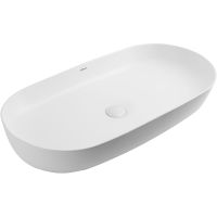 Раковина-чаша Abber Bequem 80 AC2110MW Белая матовая — фото 1, Раковины