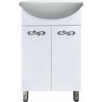 Тумба под раковину Style Line Венеция 55 ЛС-00002336 Белая — фото 1, Мебель для ванной