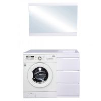 Товар: Тумба под раковину Style Line Даллас 100 Белый глянец арт-АА00-000069 - фото 3 Тумба под раковину Style Line Даллас 100 Белый глянец арт-АА00-000069 — фото 3, Тумбы под раковину