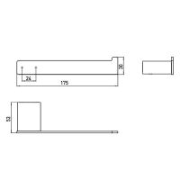 Держатель запасного рулона Emco Loft 0505 001 00 Хром — фото 2, Держатели для запасных рулонов