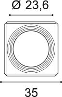 База колонны Orac Decor 350x575x350 мм арт-K1132 — фото 4, Колонны