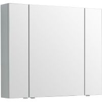 Зеркальный шкаф Aquanet Алвита New 90 303895 Серый матовый — фото 1, Зеркальные шкафы в ванную