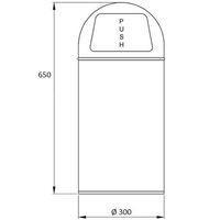 Товар: Ведро для мусора Nofer 14116.2.B Хром - фото 3 Ведро для мусора Nofer 14116.2.B Хром — фото 3, Мусорные ведра