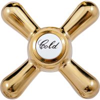 Смеситель для биде Rav Slezak Morava retro MK121.5/9Z Золото — фото 3, Смесители для биде