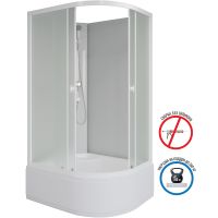 Душевая кабина Niagara Promo 90x80 L P90/80/40L/MT/BK без гидромассажа — фото 3, Душевые кабины