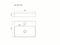 Раковина Aquatek 50 AQ3231-00 Белая — фото 2, Раковины накладные