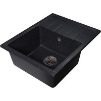 Товар: Кухонная мойка Reflection Plato 57 RX1457СL Уголь - фото 2 Кухонная мойка Reflection Plato 57 RX1457СL Уголь — фото 2, Кухонные мойки