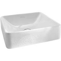 Раковина-чаша Jacob Delafon Vox Signature 40 EVG102-PT6 Логотип 1930 — фото 1, Раковины накладные