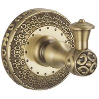 Крючок ZorG BR AZR 01 BR Бронза — фото 1, Крючки для полотенец