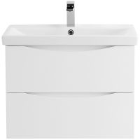 Тумба под раковину BelBagno Marino-Cer 70 MARINO-CER-700-2C-SO-BO-P подвесная Bianco Opaco — фото 2, Тумбы под раковину