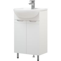 Тумба под раковину Corozo Лея 50 SD-00001489 Белая — фото 2, Мебель для ванной