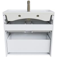 Тумба с раковиной Iddis Zodiac 80 ZOD8CBFi95K Белая — фото 3, Тумбы с раковиной