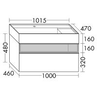 Товар: Тумба с раковиной Burgbad Yumo 100 SFKL102 F3193 G0179 C0001*1 подвесная Белая - фото 4 Тумба с раковиной Burgbad Yumo 100 SFKL102 F3193 G0179 C0001*1 подвесная Белая — фото 4, Мебель для ванной