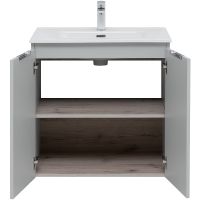 Товар: Тумба под раковину Aquanet Алвита New 70 303903 подвесная Серая матовая - фото 3 Тумба под раковину Aquanet Алвита New 70 303903 подвесная Серая матовая — фото 3, Мебель для ванной