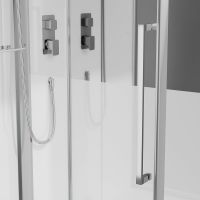 Товар: Душевая кабина Black&White Galaxy G8898 115х90 889800 с паром без гидромассажа - фото 3 Душевая кабина Black&White Galaxy G8898 115х90 889800 с паром без гидромассажа — фото 3, Душевые кабины