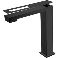 Смеситель для раковины Boheme Q 142-BB Черный — фото 1, Смесители