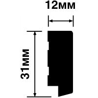 Товар: Финишный молдинг HIWOOD LF124B BR396 2700x31x12 мм - фото 7 Финишный молдинг HIWOOD LF124B BR396 2700x31x12 мм — фото 7, Панели