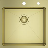 Кухонная мойка Raglo 50 R700.5050.03 Золото матовое — фото 1, Кухонные мойки