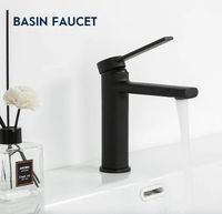 Товар: Смеситель для раковины Frap H67-6 F1067-6 Черный матовый - фото 2 Смеситель для раковины Frap H67-6 F1067-6 Черный матовый — фото 2, Смесители