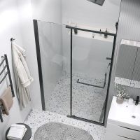 Товар: Душевая дверь Grossman Pragma 110 100.K33.03.110.21.00 профиль Черный матовый стекло прозрачное - фото 6 Душевая дверь Grossman Pragma 110 100.K33.03.110.21.00 профиль Черный матовый стекло прозрачное — фото 6, Душевые двери в нишу