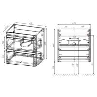 Товар: Тумба под раковину Style Line Атлантика 70 Люкс Plus СС-00002341 подвесная Ясень перламутр - фото 6 Тумба под раковину Style Line Атлантика 70 Люкс Plus СС-00002341 подвесная Ясень перламутр — фото 6, Мебель для ванной