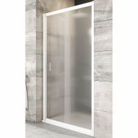 Душевая дверь Ravak Blix BLDP2-110 0PVD0100ZG профиль Белый стекло Grape — фото 1, Душевые двери в нишу