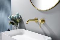 Товар: Смеситель для раковины Timo Saona 2372/17SM Золото матовое - фото 3 Смеситель для раковины Timo Saona 2372/17SM Золото матовое — фото 3, Смесители