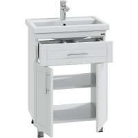 Тумба под раковину СанТа Дублин 60 223003 Белая — фото 2, Тумбы под раковину